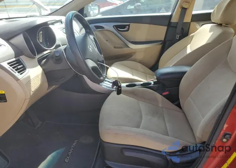 2012 Hyundai Elantra Gls из США, поврежденный, VIN KMHDH4AE8CU229403